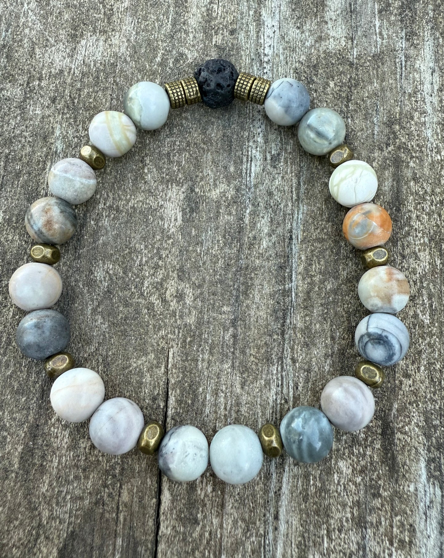 Picasso Jasper Stretch Bracelet