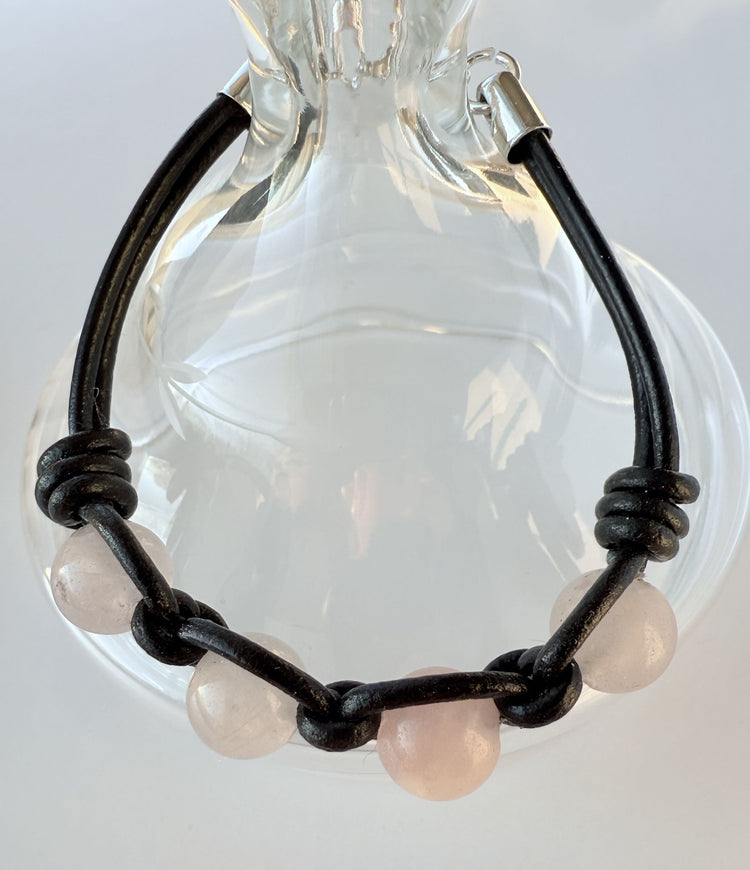 Leather & Beads Bracelets