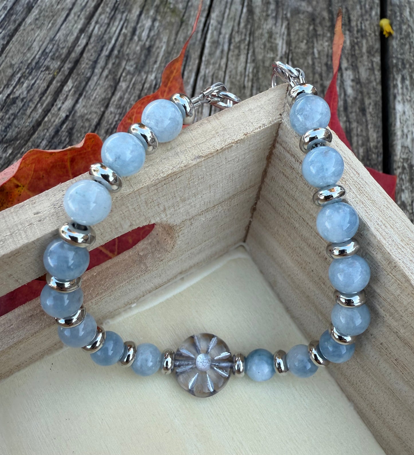 Blue Angelite Bracelet