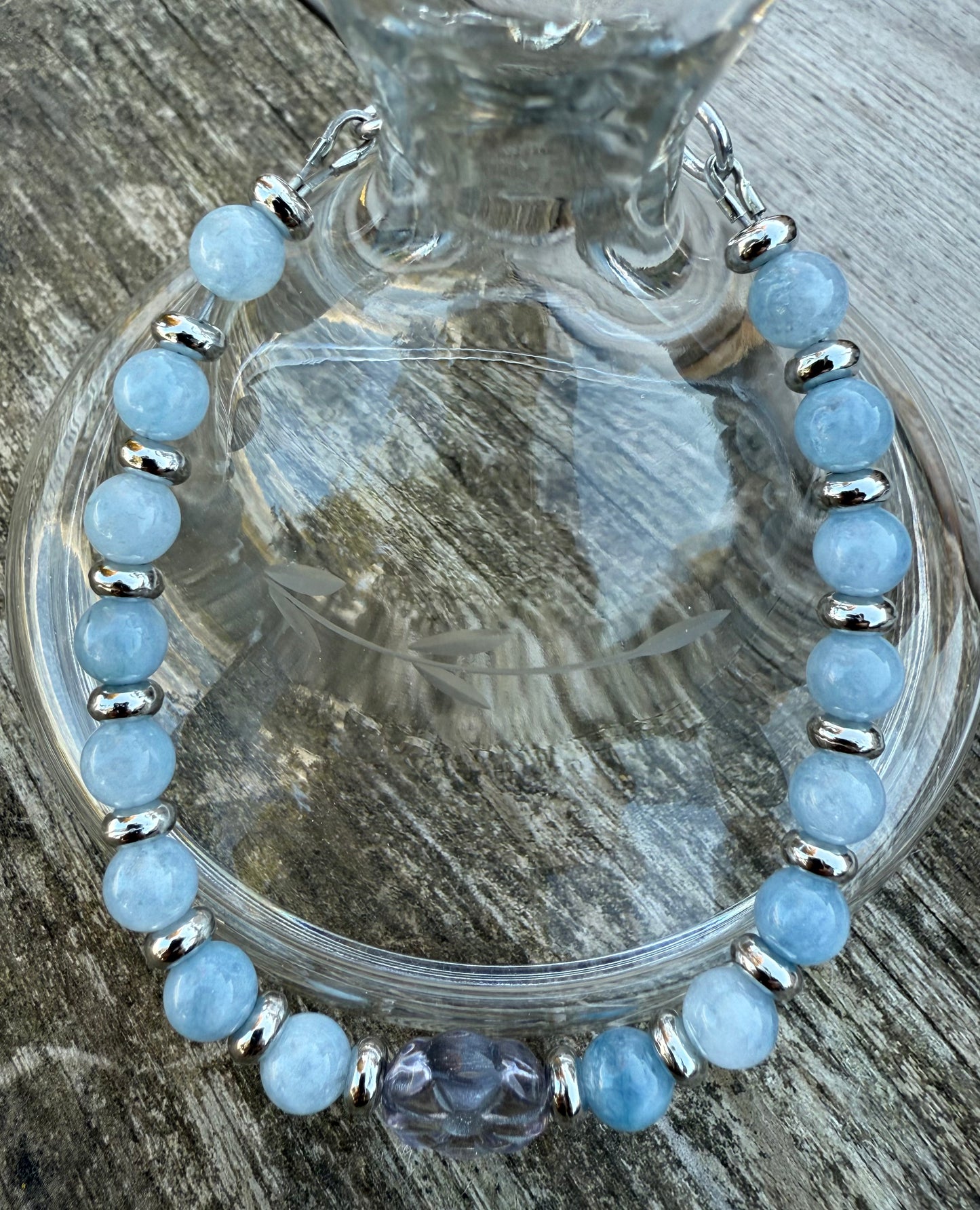Blue Angelite Bracelet