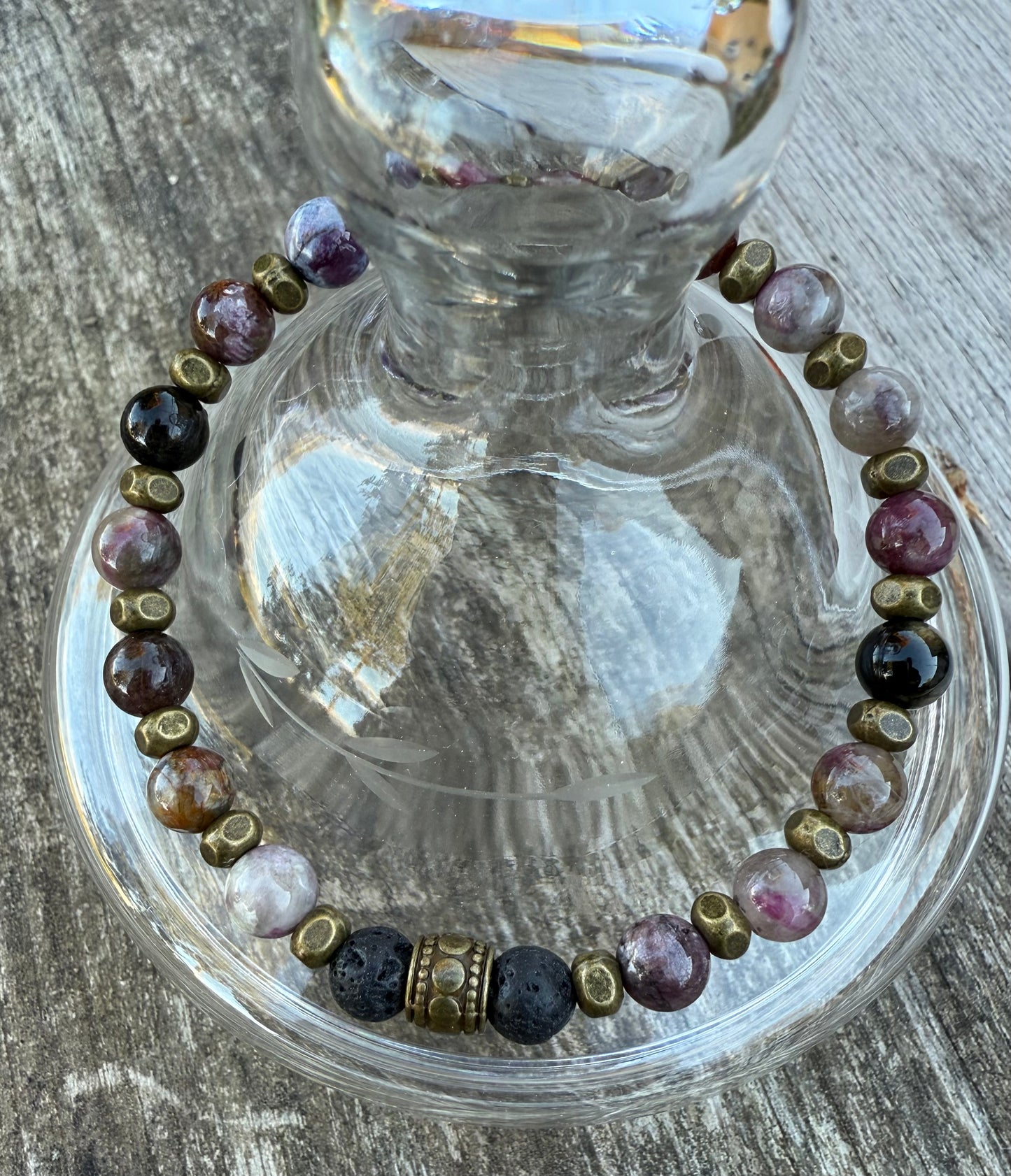 Pink Tourmaline Stretch Bracelet