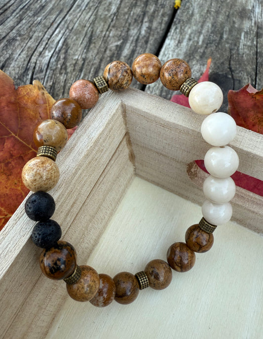 Picture Jasper Stretch Bracelet