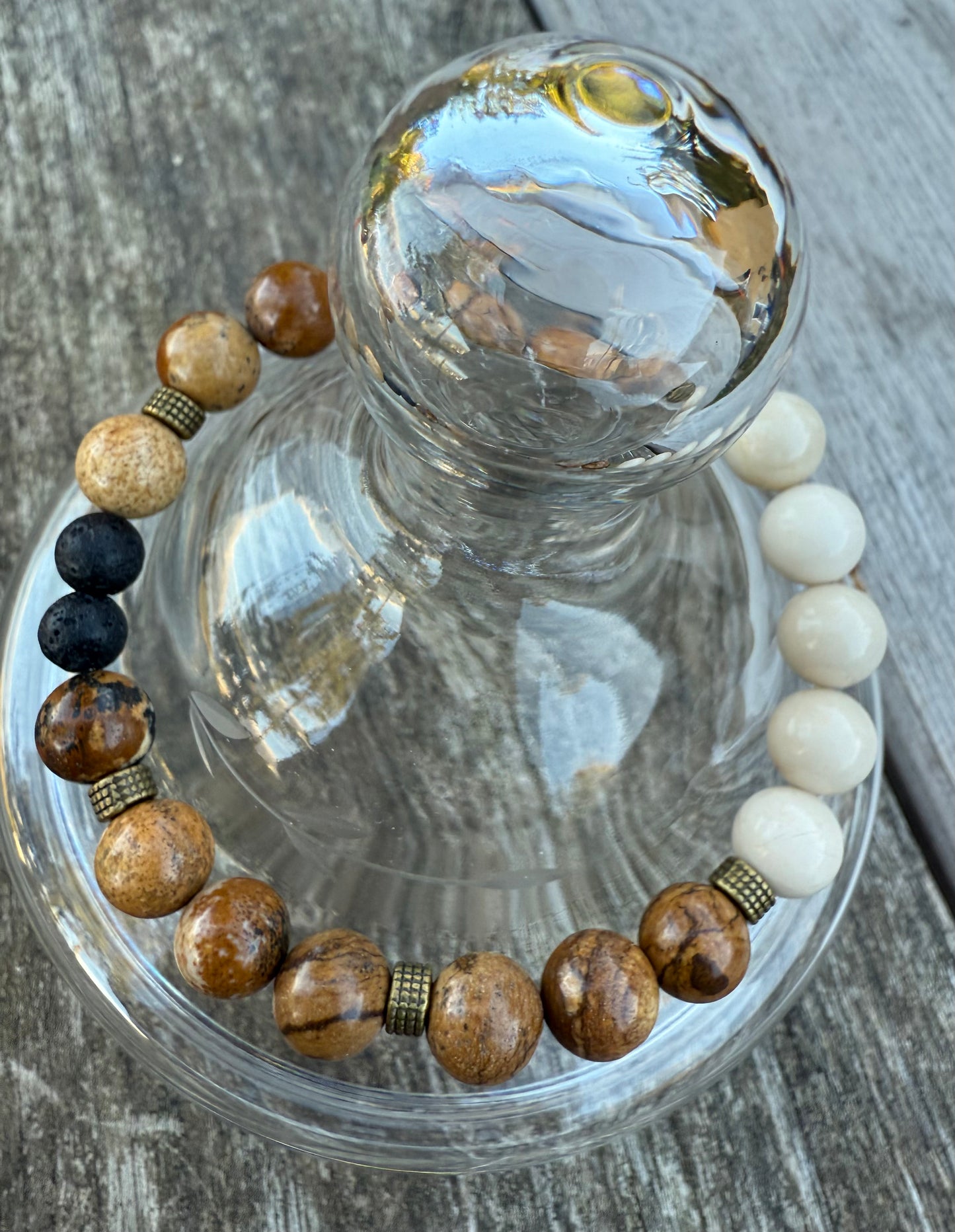Picture Jasper Stretch Bracelet