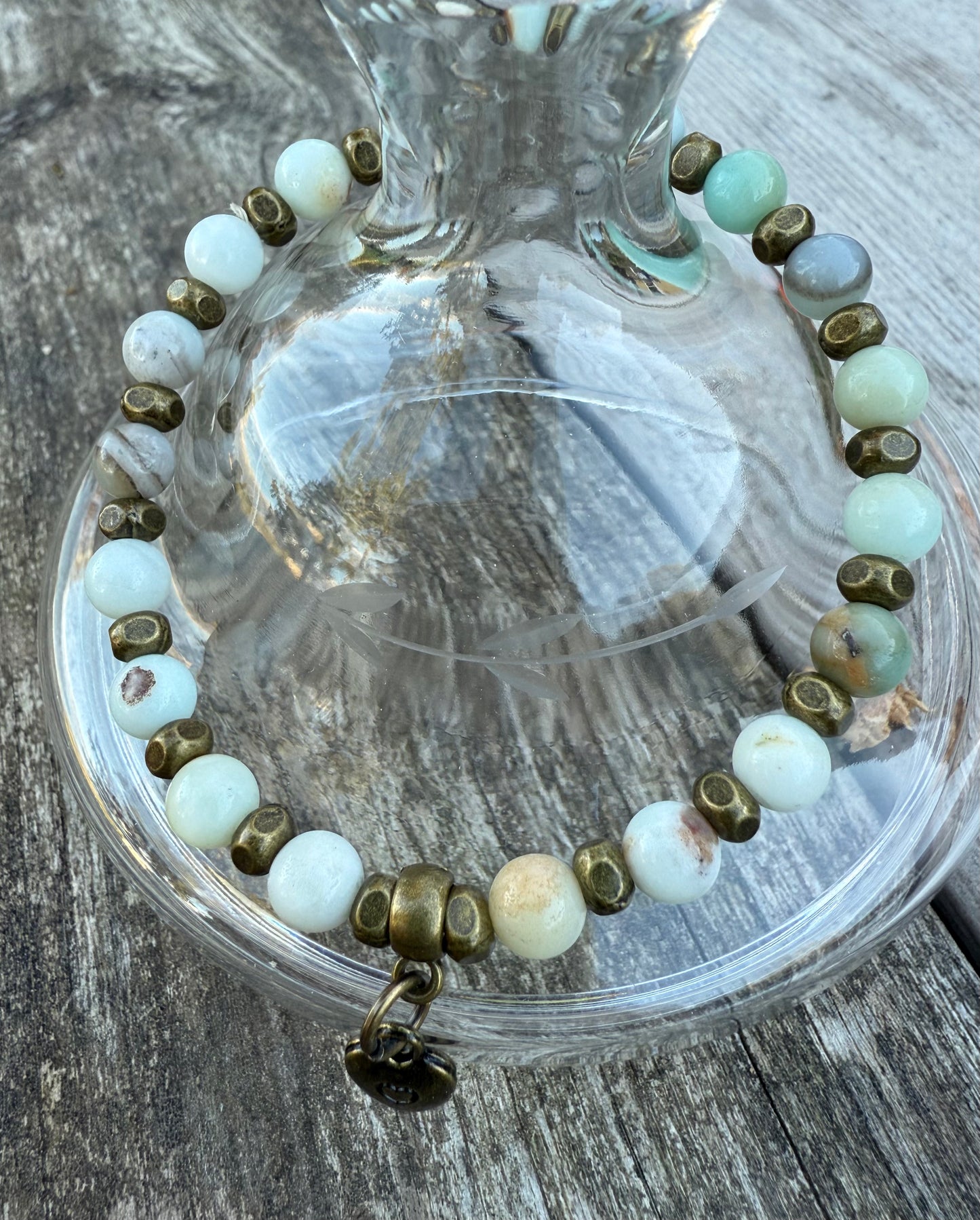 Mixed Amazonite Stretch Bracelet