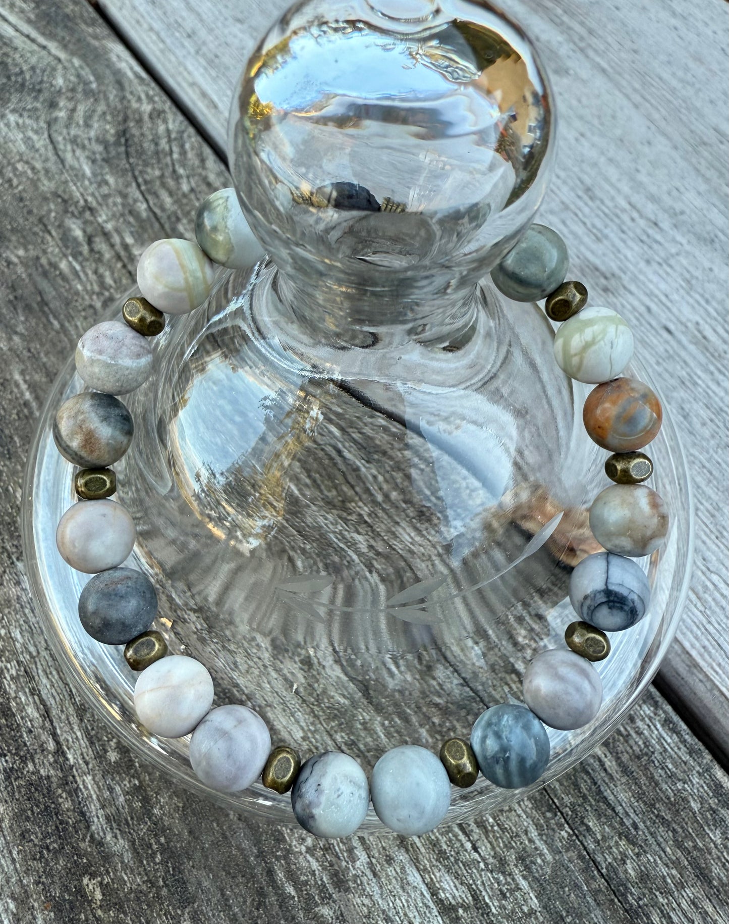 Picasso Jasper Stretch Bracelet