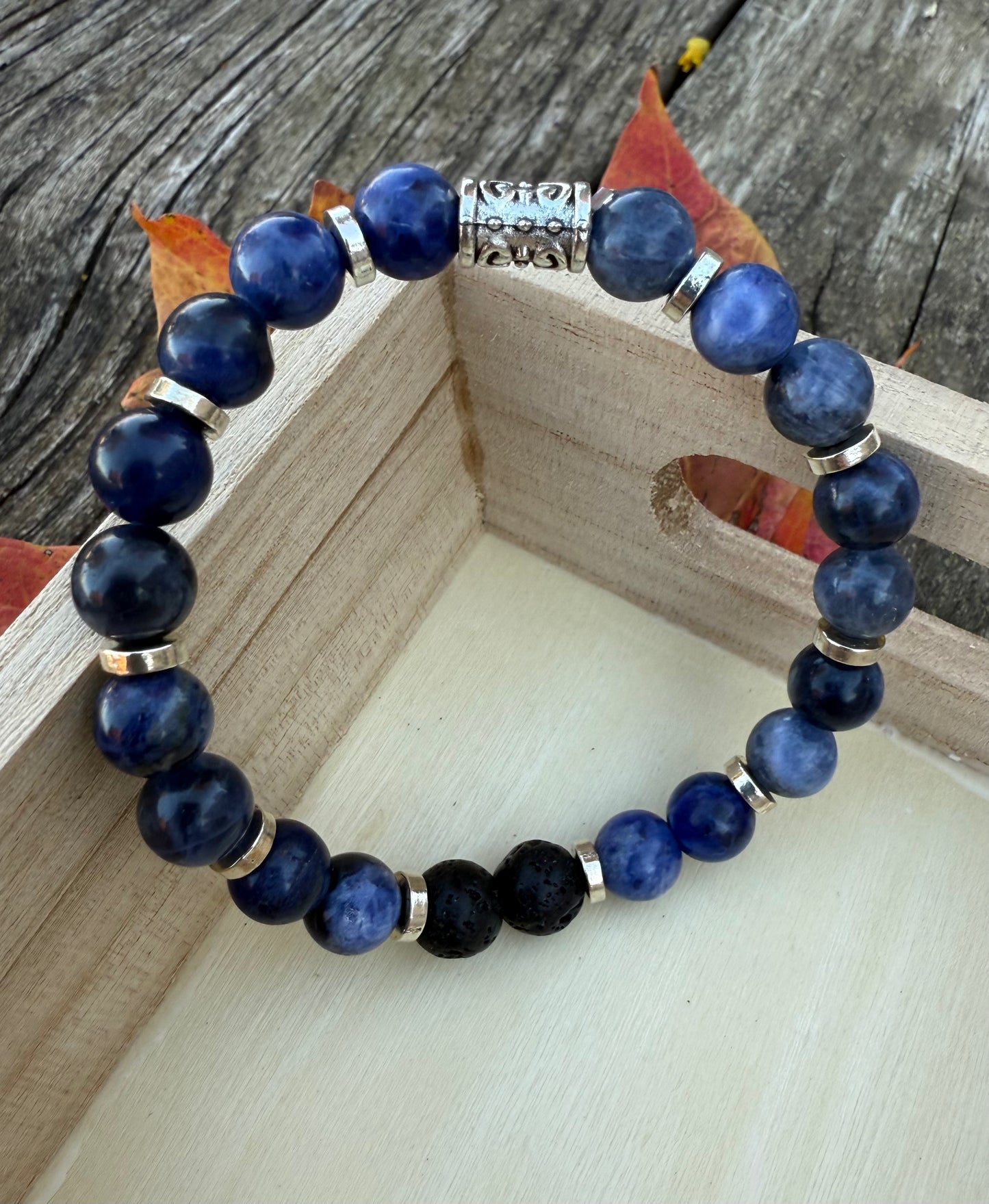 Blue Sodalite Stretch Bracelet