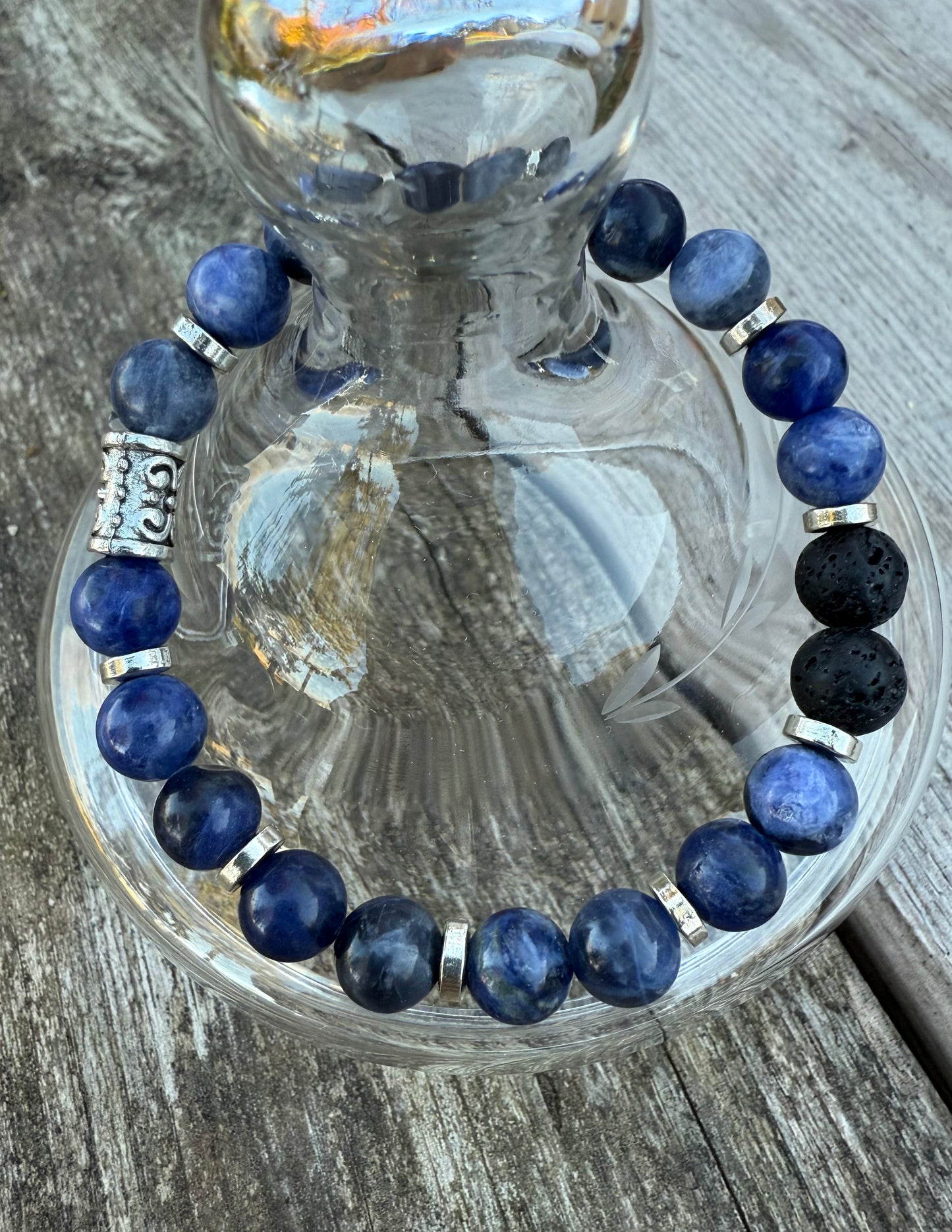 Blue Sodalite Stretch Bracelet