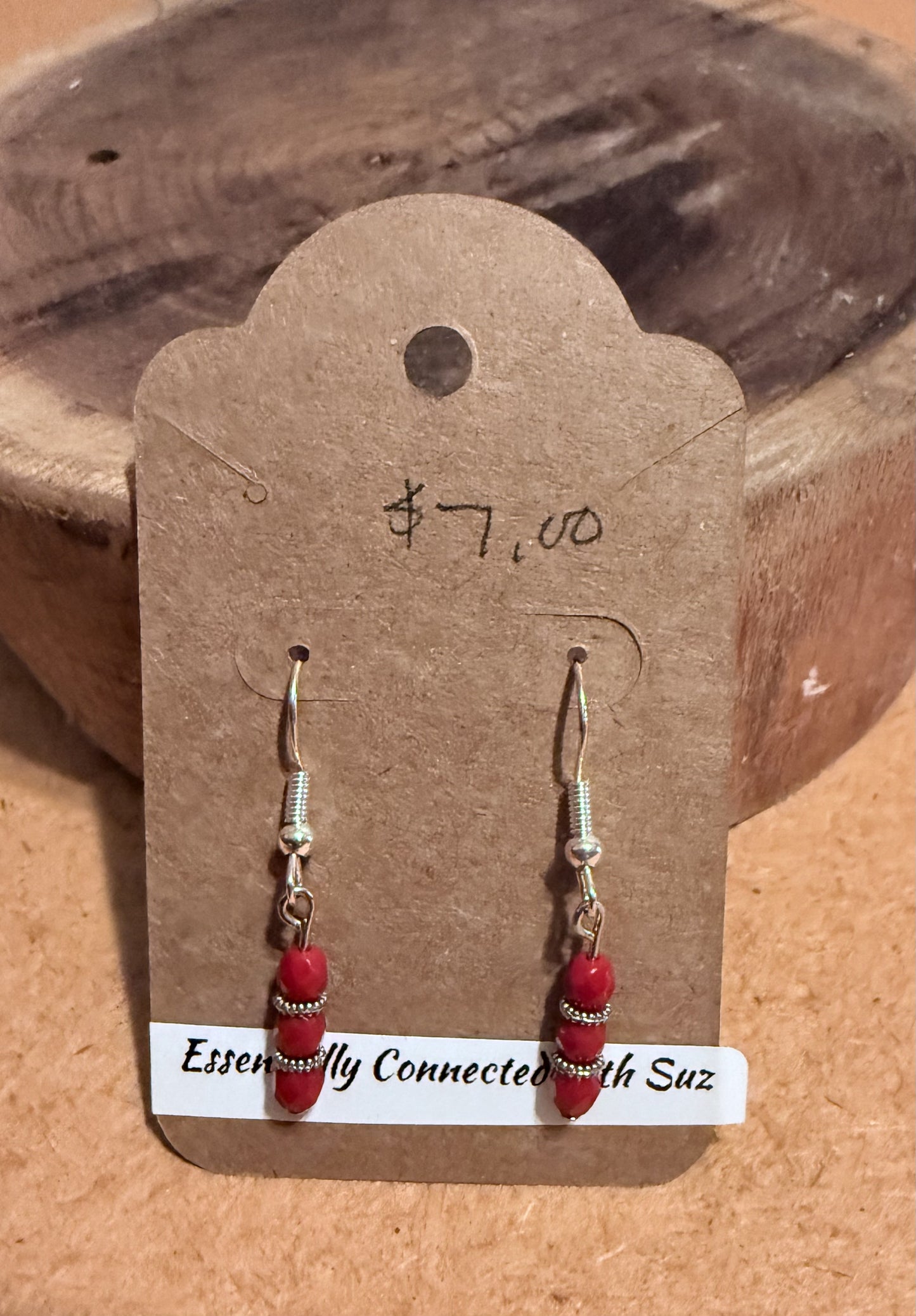 Czech Glass Earrings - Various Colours & Bead Shapes Available