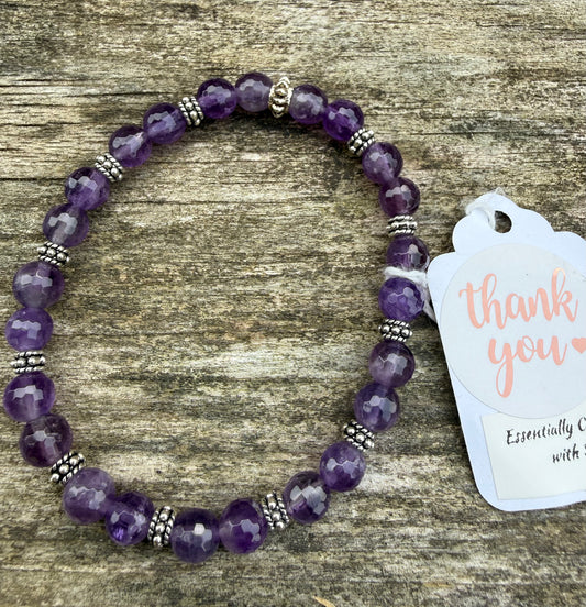 Amethyst Stretch Bracelet