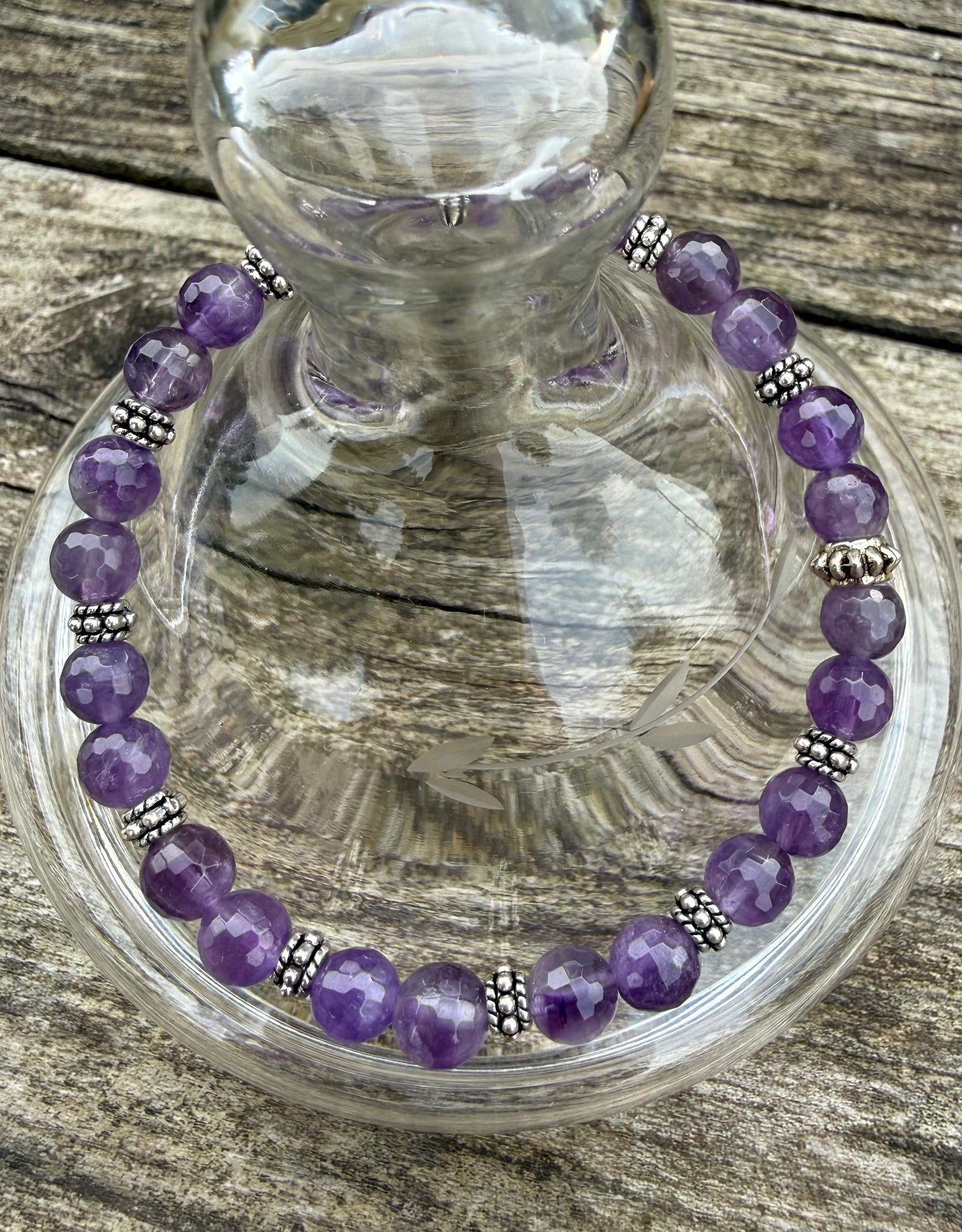 Amethyst Stretch Bracelet